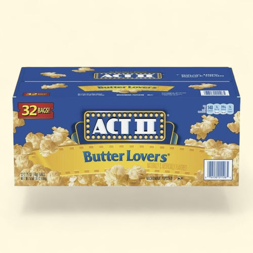 ACT II Butter Lovers Microwave Popcorn, 2.75 oz., 32 pk.