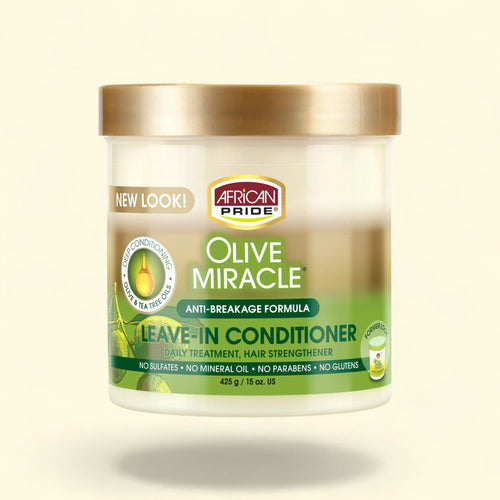 African Pride Olive Miracle Leave-in Conditioner, 15 oz