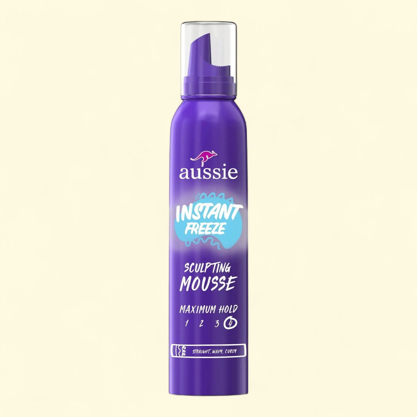 Aussie Instant Freeze Sculpting Mousse, 6 oz