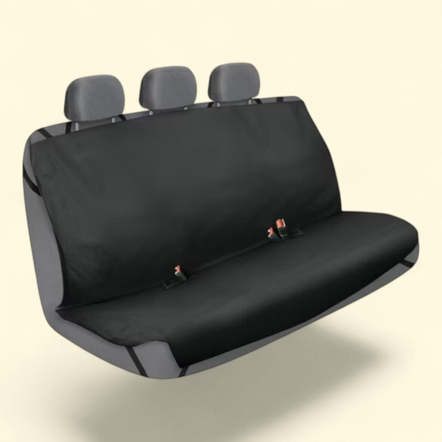 2Air Rear Bench Car Seat Cover, Black, 3801809, 1 count