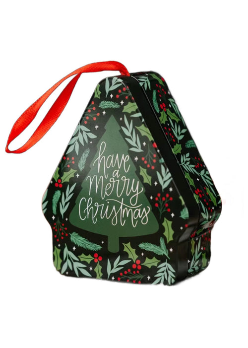 Virgo Christmas Ornament Tin