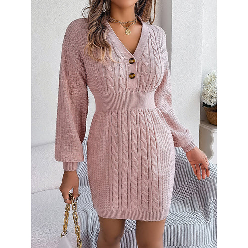 Women’s Cable Knit Sweater Dress