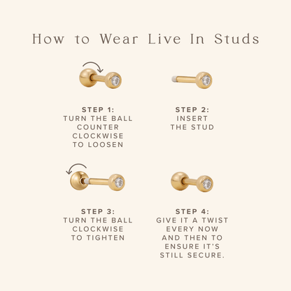 Add-On Earring Ball Backs