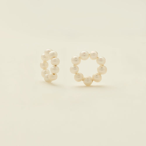 Add-On Pearl Halo Hooplets | Final Sale