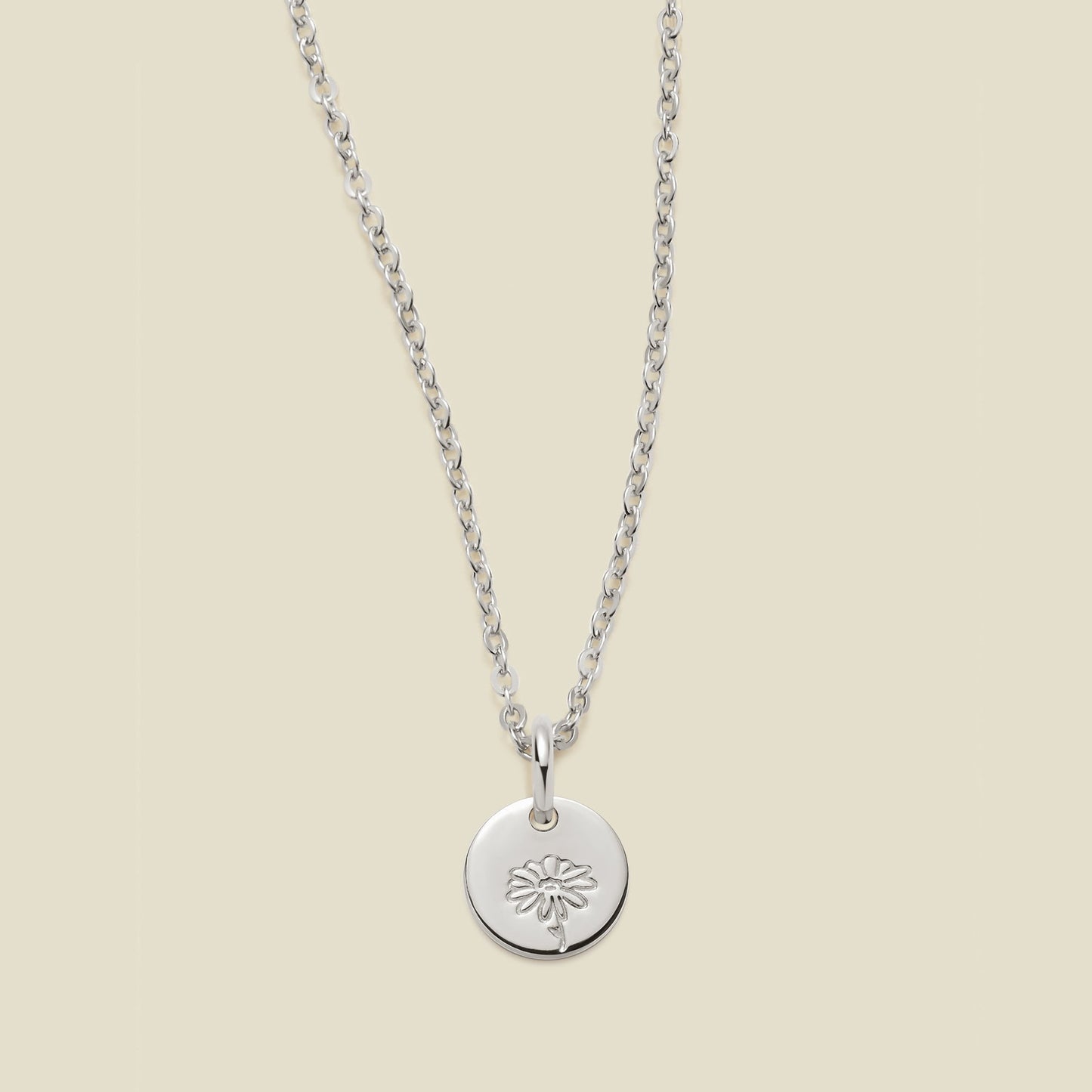 April Birth Flower Necklace