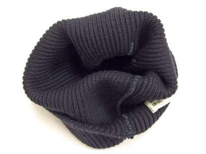 Buzz Rickson Men's U.S. Navy Watch Cap - 100% Wool Military Knit Hat - Made in Japan (BR02243 Navy Blue)