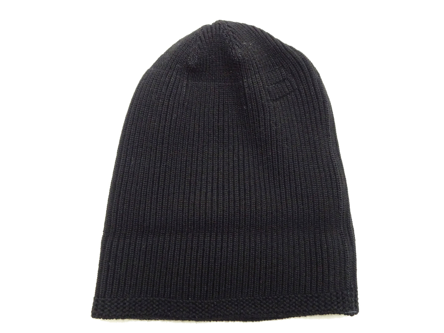 Buzz Rickson William Gibson Men's Plain Wool Knit Cap - U.S. Army Air Forces A-4 Model Reinterpreted in Black BR02272