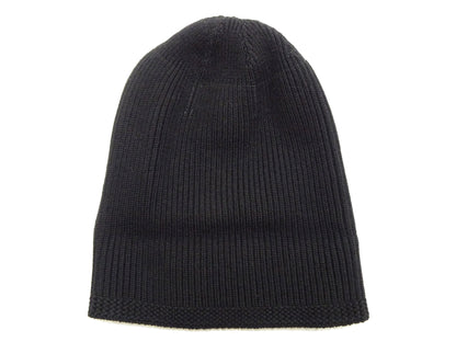 Buzz Rickson William Gibson Men's Plain Wool Knit Cap - U.S. Army Air Forces A-4 Model Reinterpreted in Black BR02272
