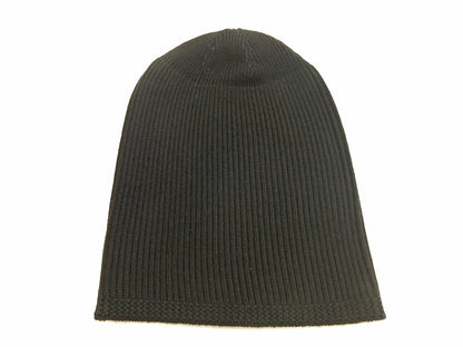 Buzz Rickson William Gibson Men's Plain Wool Knit Cap - U.S. Army Air Forces A-4 Model Reinterpreted in Black BR02272