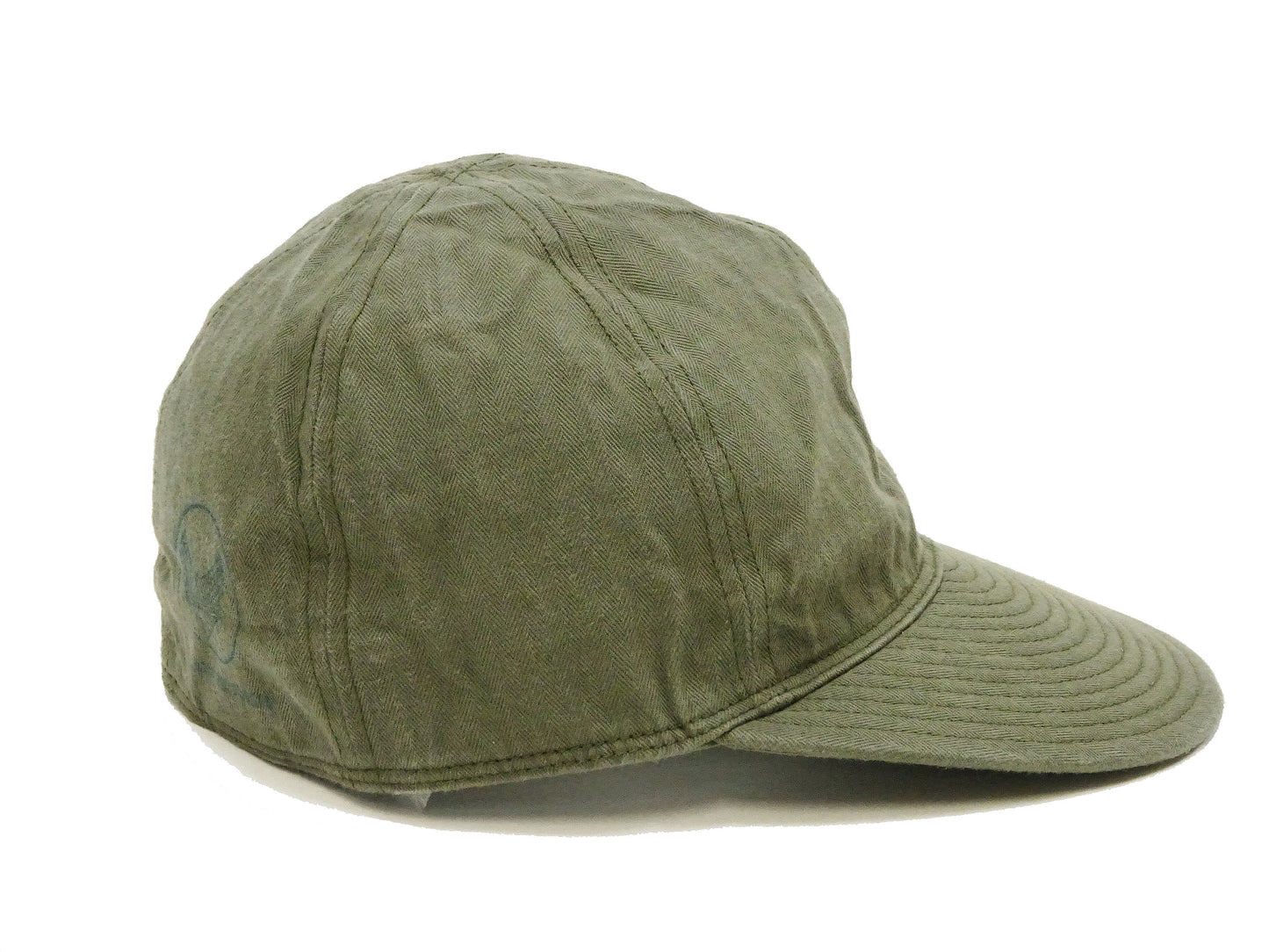 Buzz Rickson Men's Cap, Mechanic's, Summer, Type A-3 Military Hat BR02536 Olive