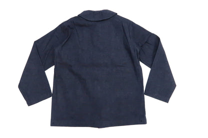 Buzz Rickson Shawl Collar Denim Jacket Men's Reproduction of US Navy Dungaree Jumper BR12744