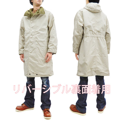 Buzz Rickson Parka Men's WW2 US Army M-42 Military hooded Long Overcoat BR14866 Olive Drab