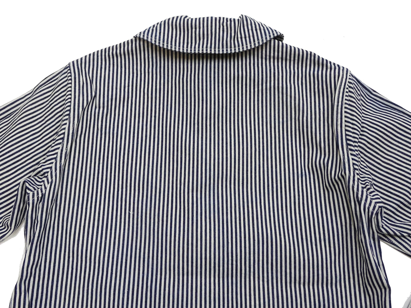 Buzz Rickson Jacket Men's US Navy WW2 Shawl Collar Hickory Stripe Utility Jacket BR15303