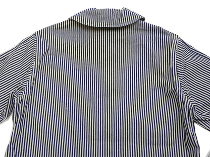 Buzz Rickson Jacket Men's US Navy WW2 Shawl Collar Hickory Stripe Utility Jacket BR15303