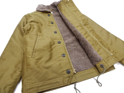 Buzz Rickson N-1 Deck Jacket DEMOTEX-ED Men's Reproduction of US Navy N1 Khaki BR15345