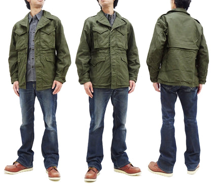 Buzz Rickson Jacket Men's Reproduction of M-1943 Field Jacket US Army M-43 BR15410 Olive