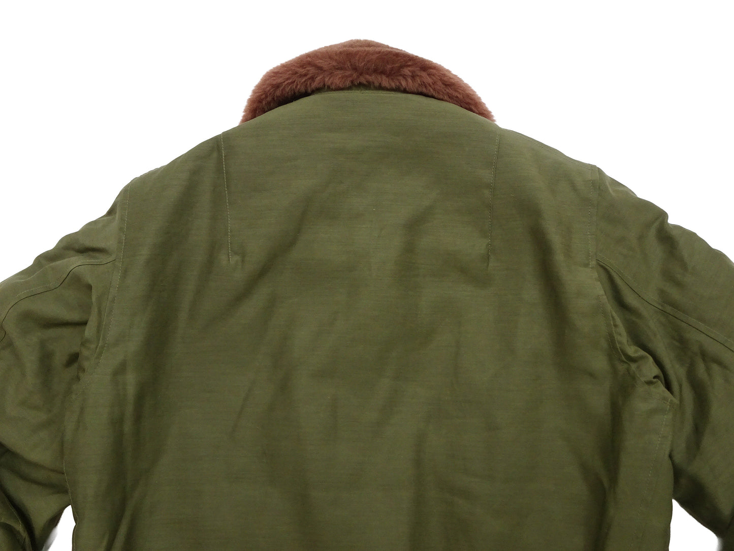Buzz Rickson Men's B-15B Flight Jacket with Rayon Cotton Shell and Alpaca Wool Pile Lining - USAAF Aero Medical Laboratory Test Sample Bomber Jacket Reproduction - Made in Japan (BR15741 Olive)