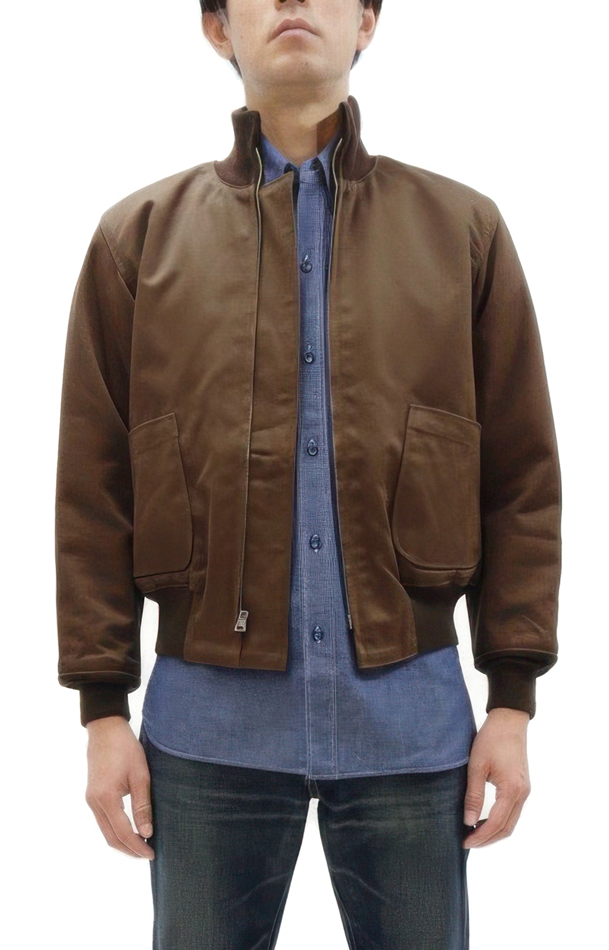 Buzz Rickson Tanker Jacket - Men's Reproduction of the U.S. Army's Rare Brown Version BR15760