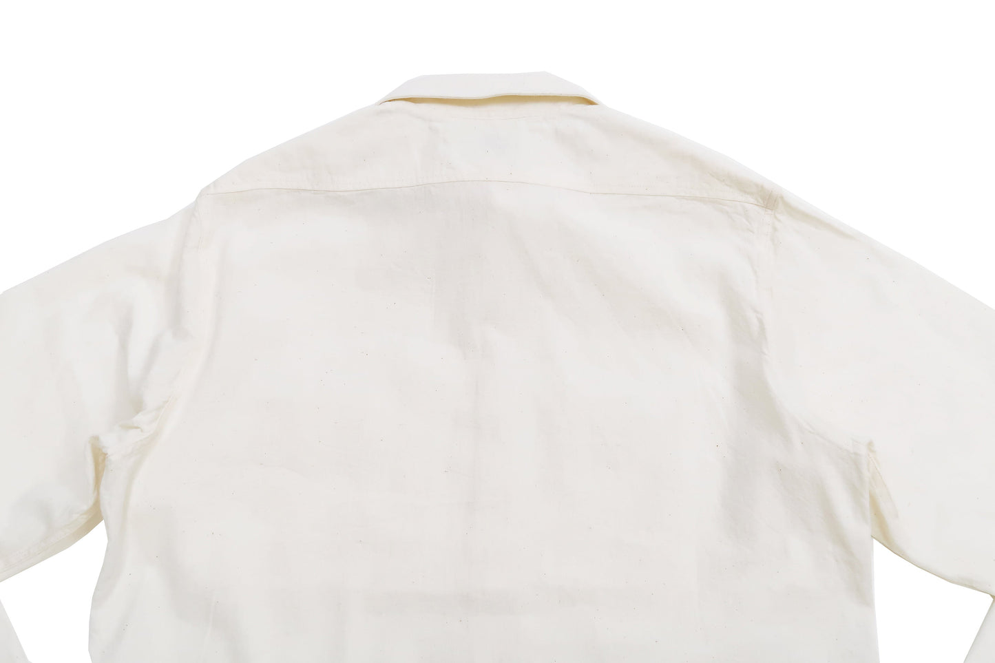 Buzz Rickson Plain Long Sleeve Shirt Modified version of US Navy Chambray Work Shirt BR25996 Off-White