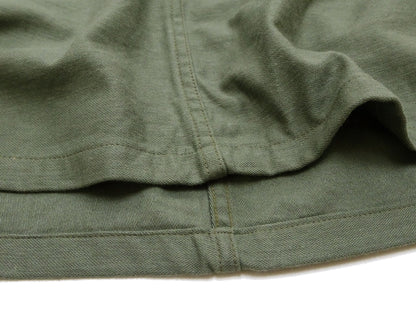 Buzz Rickson Men's U.S. Army OG-107 Utility Shirt with Patches (Relaxed Fit) - John Lennon Model Reproduction - Made in Japan (BR29586 Olive)