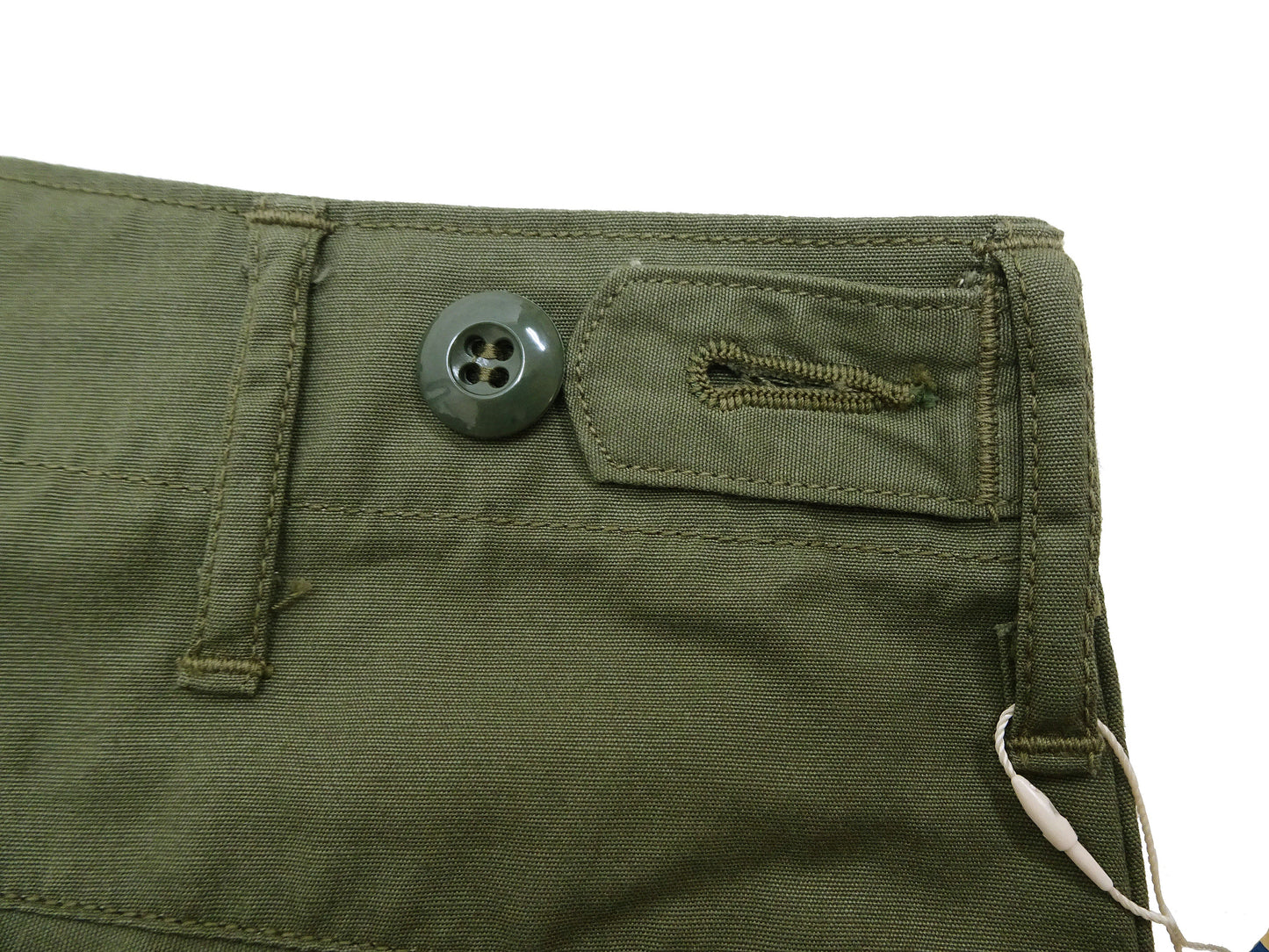 Buzz Rickson Men's Cargo Shorts - Reproduction of Civilian Reinterpretation of U.S. Army Vietnam Tropical Jungle Fatigue Trousers BR52550 Olive
