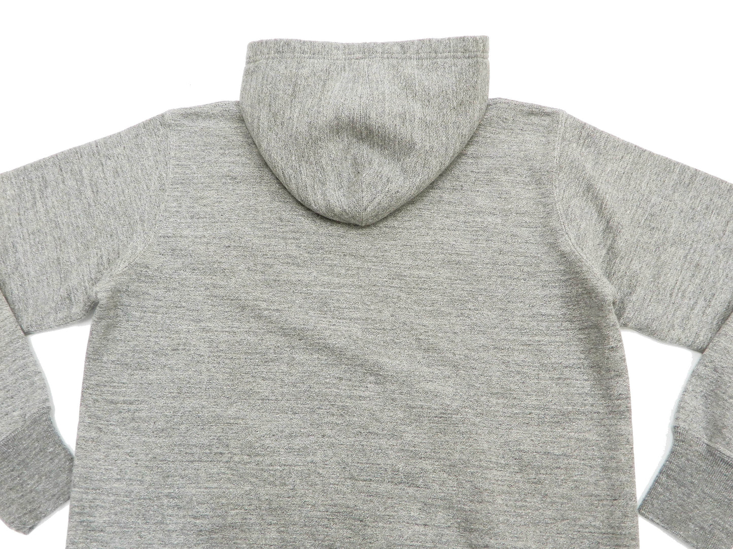 Buzz Rickson Plain Pullover Hoodie Men's Loop-wheeled Vintage Style Hooded Sweatshirt BR68914 113-Heather-Gray