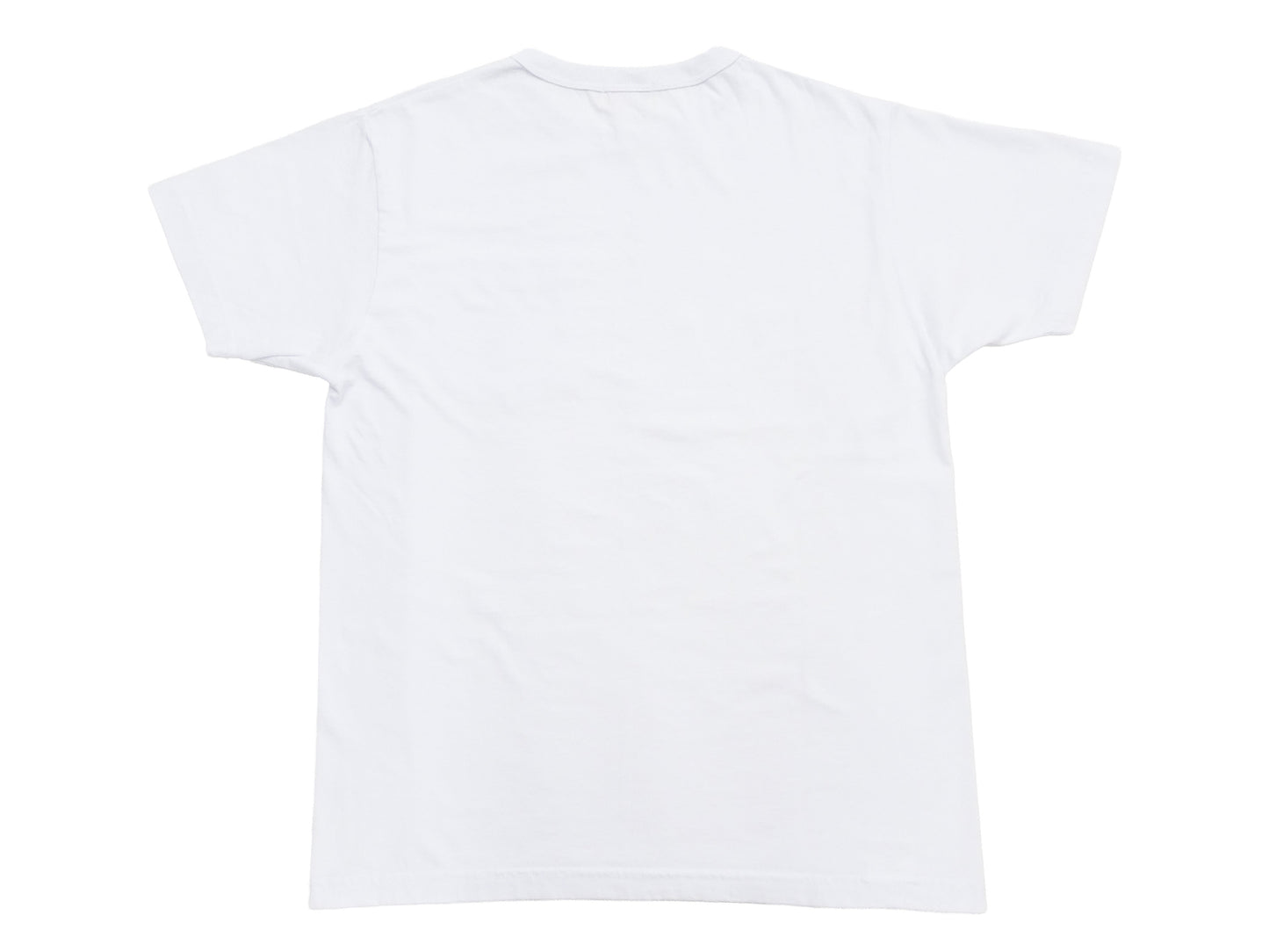 Buzz Rickson Men's Plain Short Sleeve Pocket T-Shirt, Made in USA, 6 oz. Ring-Spun Cotton Tubular-Knit Jersey Tee (BR78711 101 White)