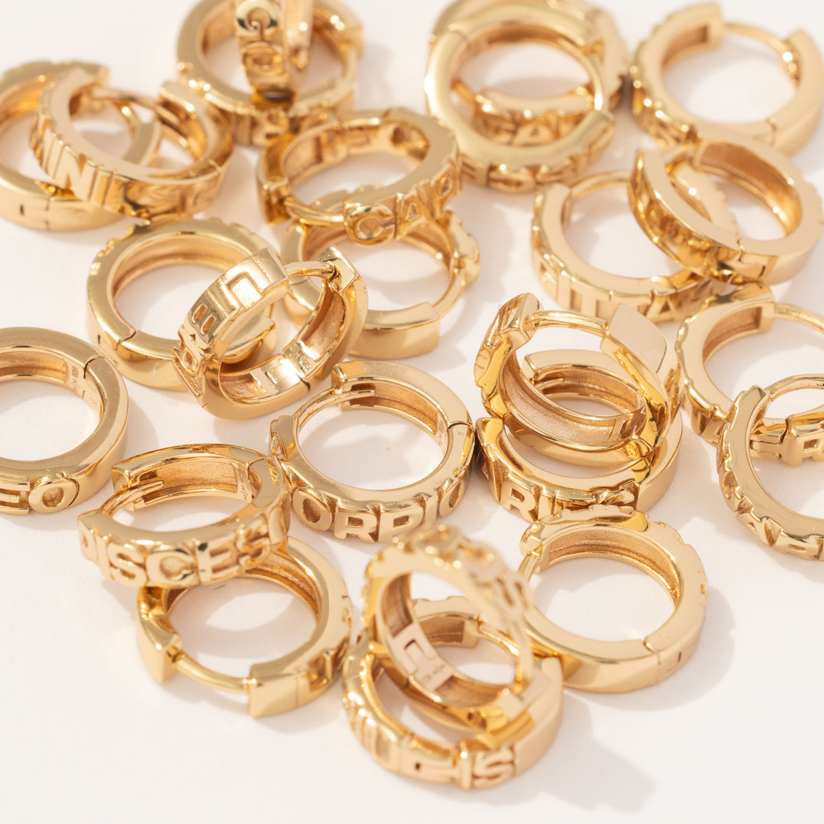 Cancer Huggie Hoop Earrings | Final Sale