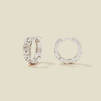 Capricorn Huggie Hoop Earrings | Final Sale