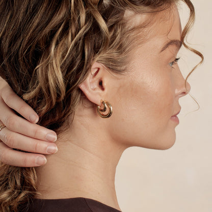 Gloss Hoop Earrings | Final Sale