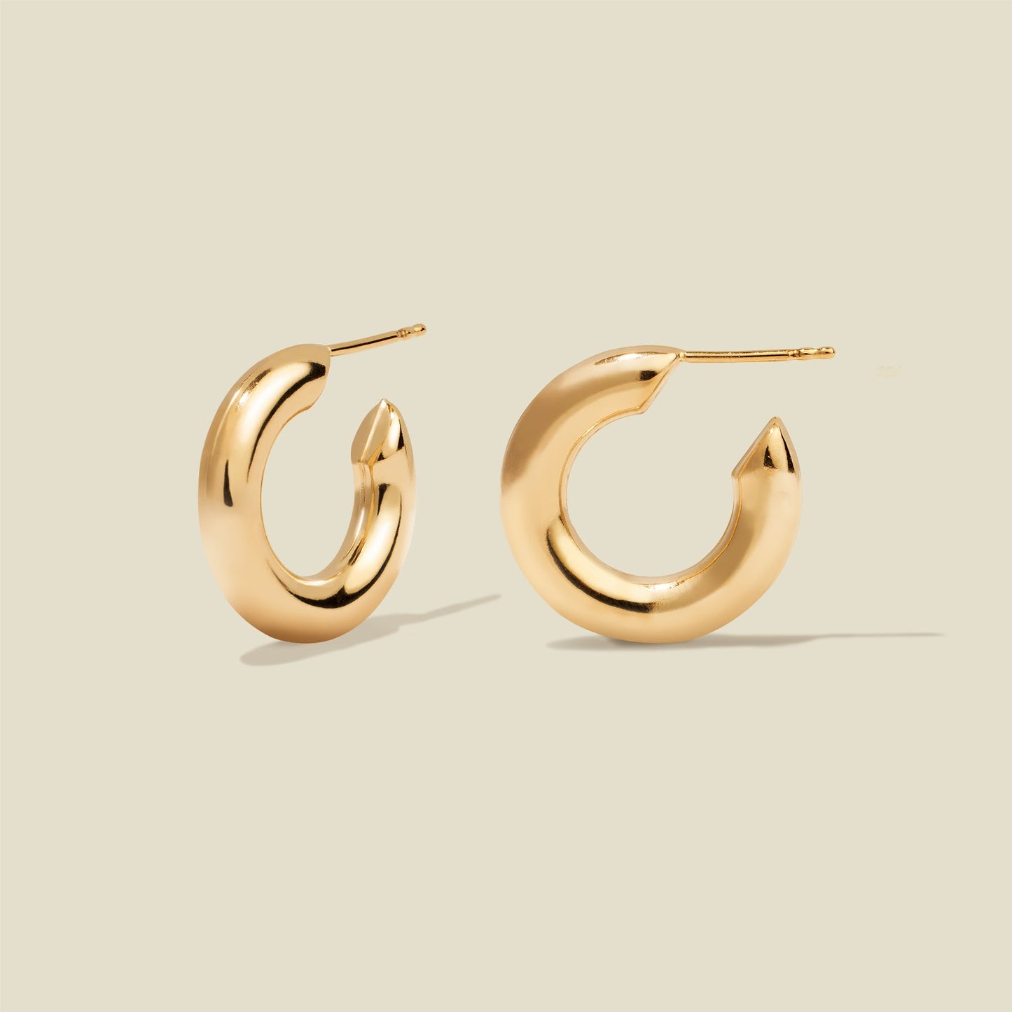 Gloss Hoop Earrings | Final Sale