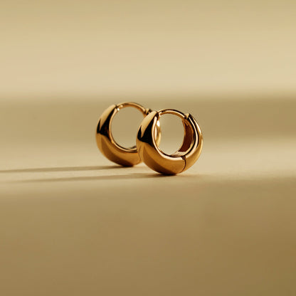 Gloss Huggie Hoop Earrings | Final Sale