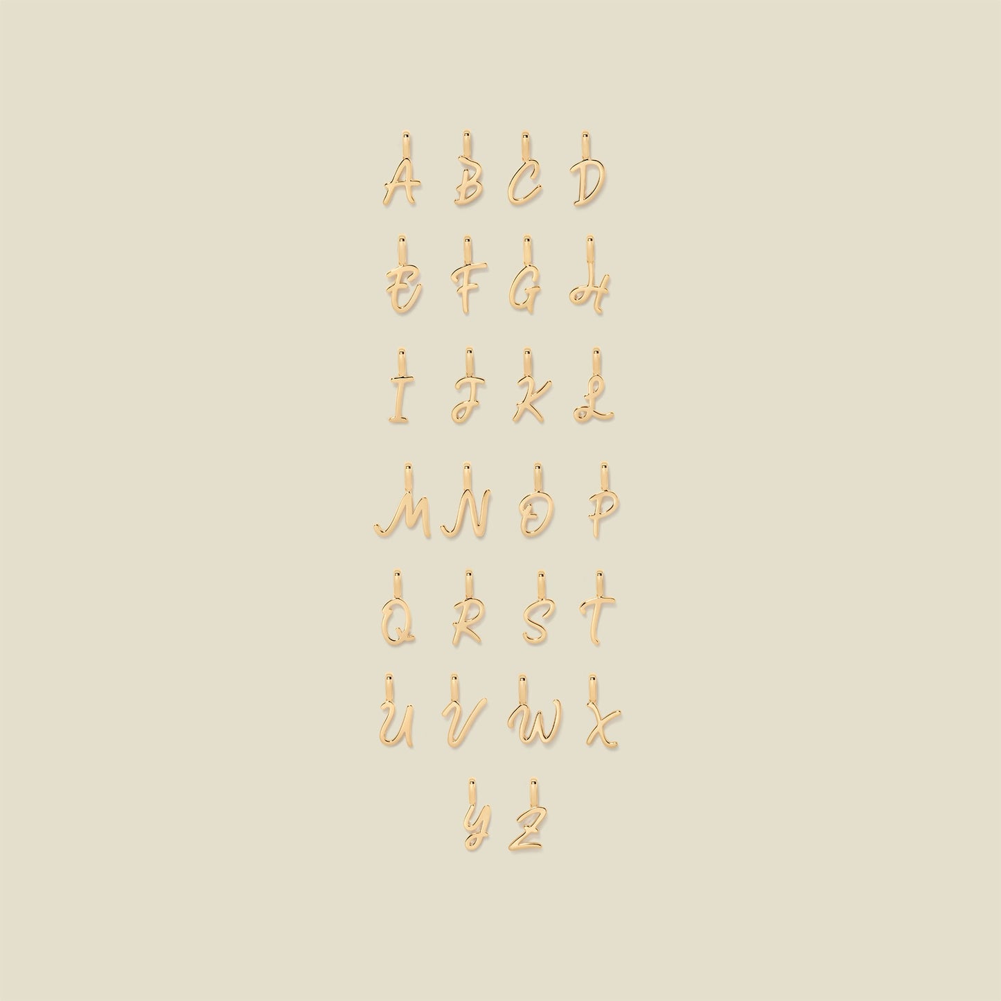 Script Initial J Charm