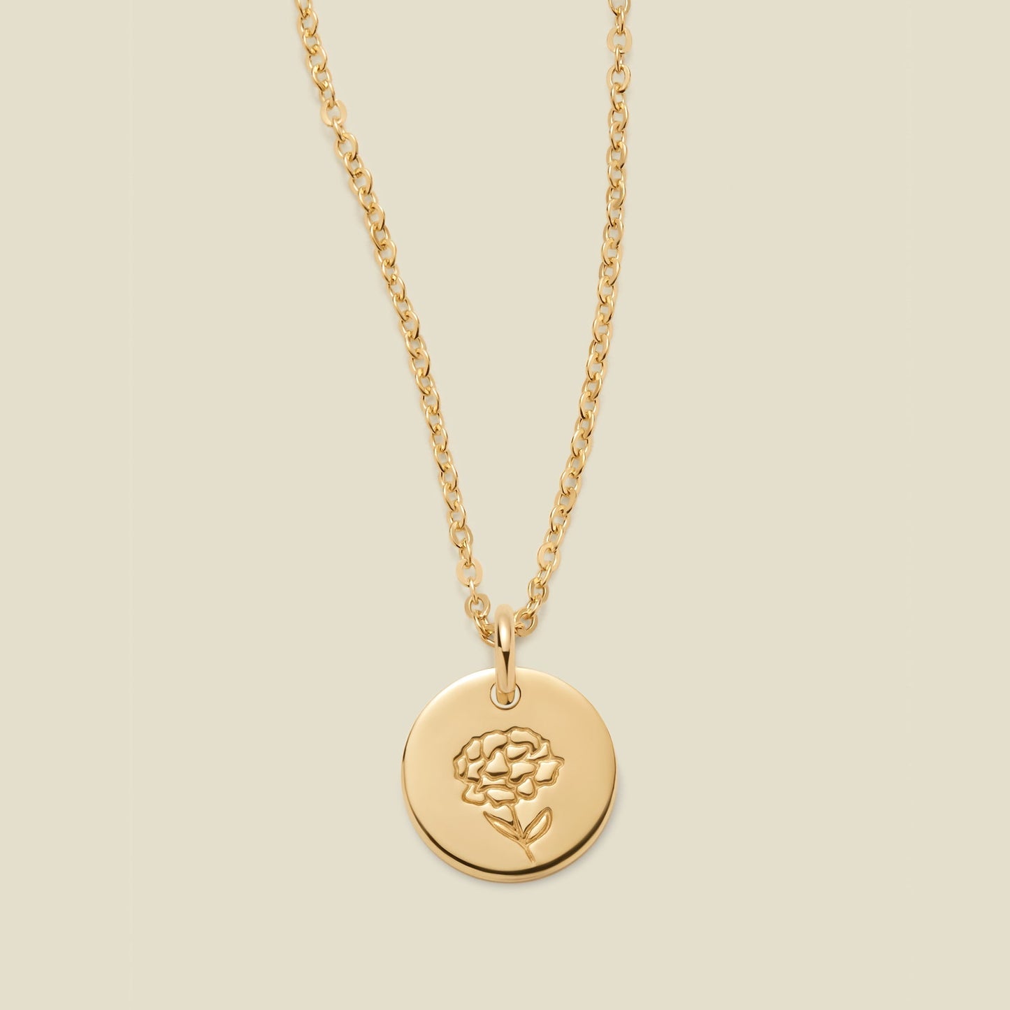 January Birth Flower Necklace
