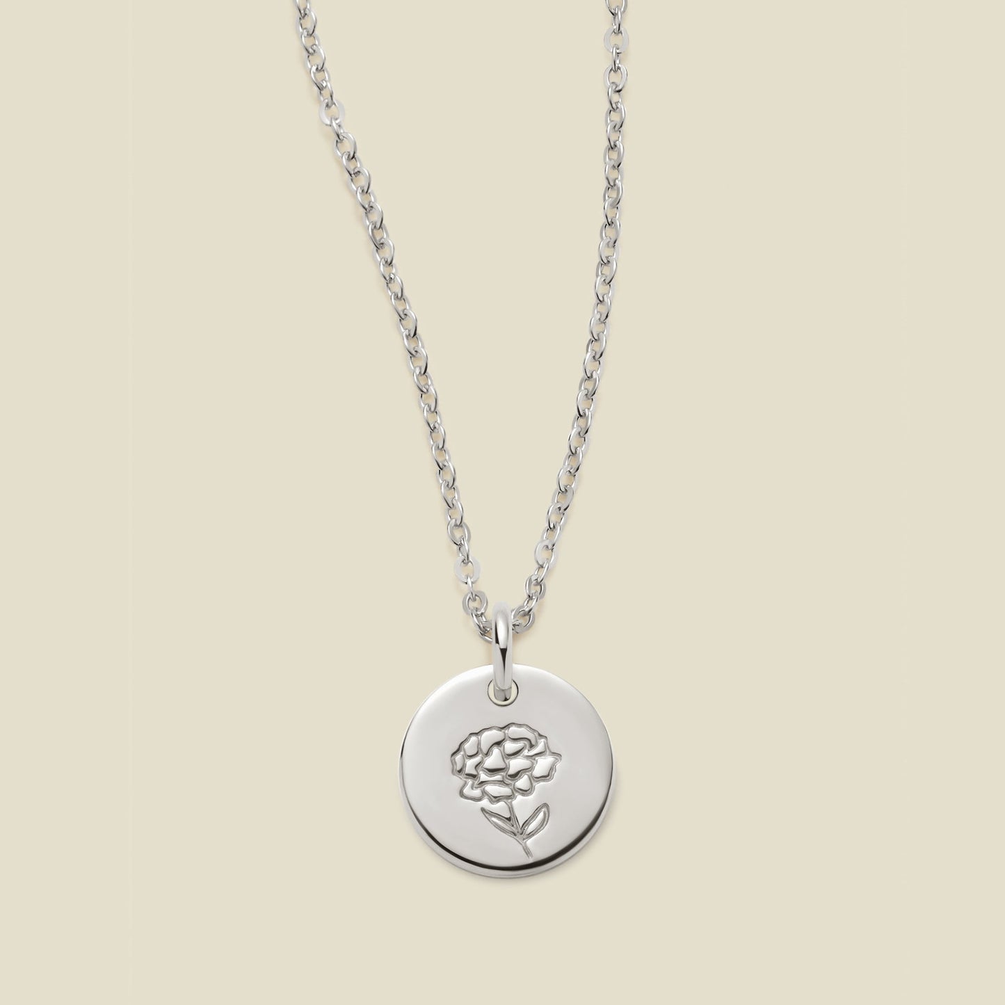 January Birth Flower Necklace