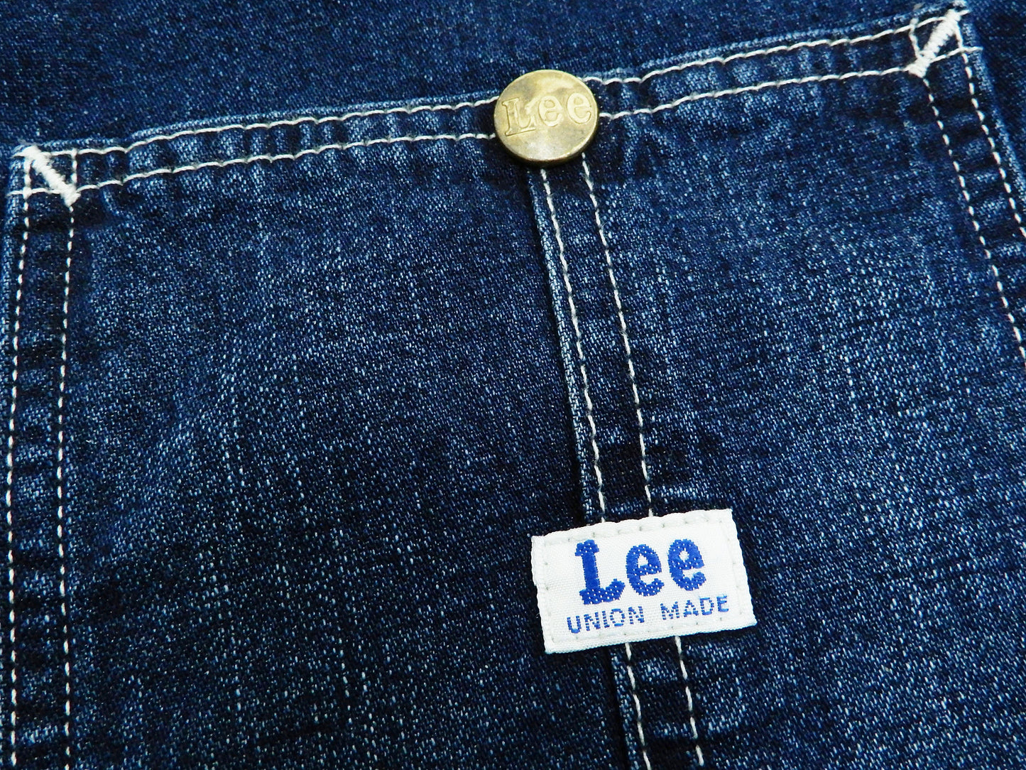 Lee Coverall Men's Reproduction of Union-All Long Sleeve Unlined Coveralls LM7213 LM7213-136 Fade-Denim