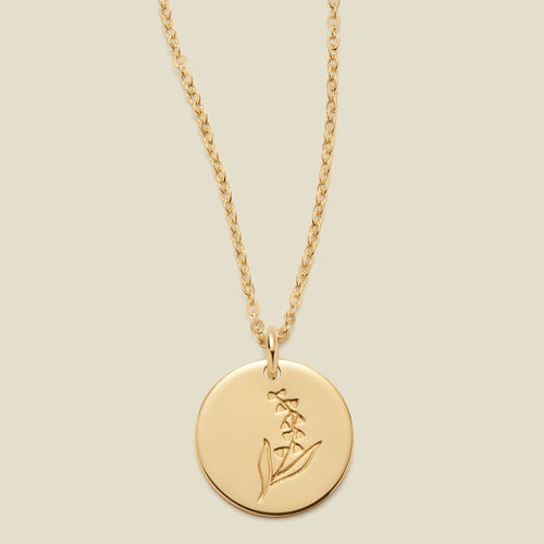 May Birth Flower Necklace