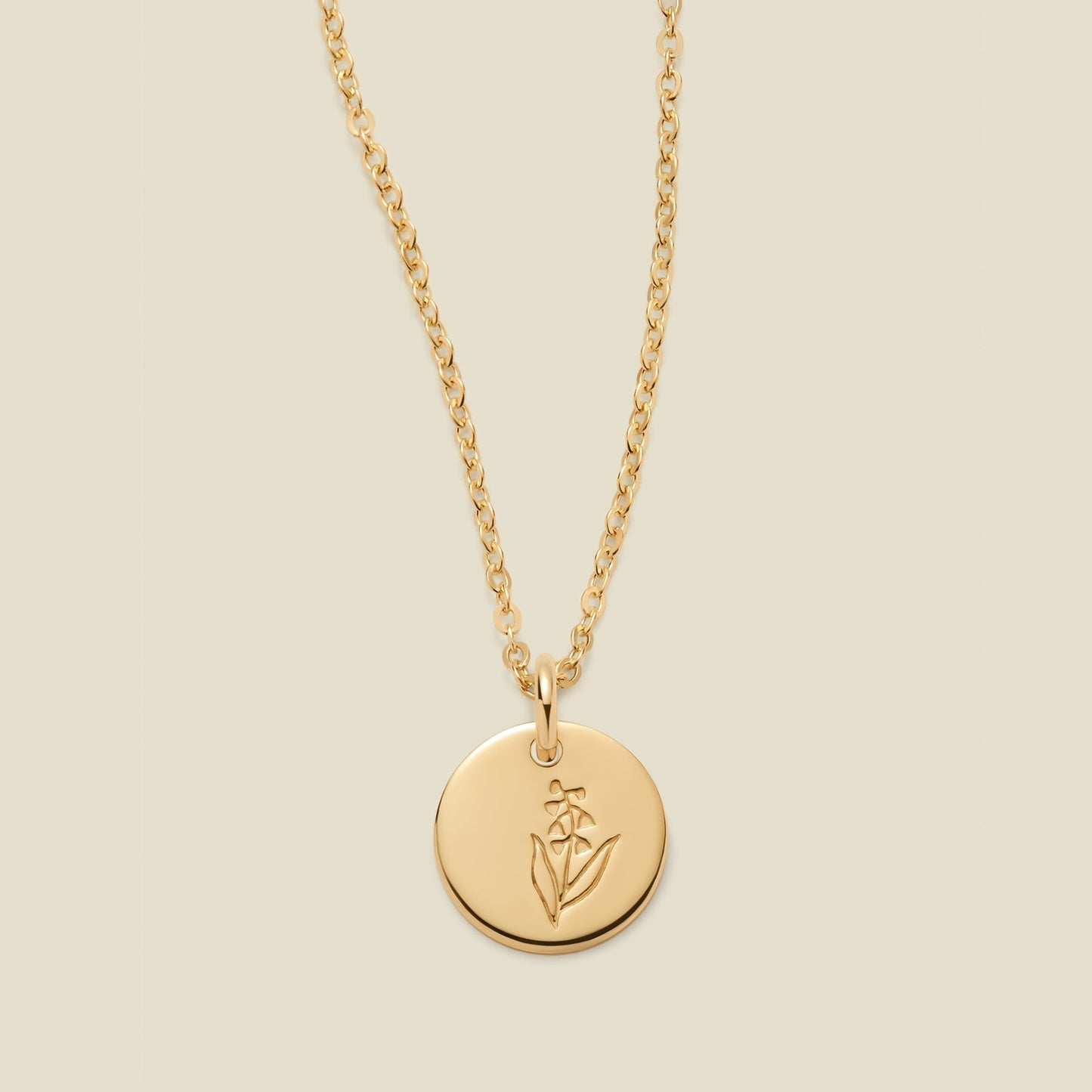 May Birth Flower Necklace