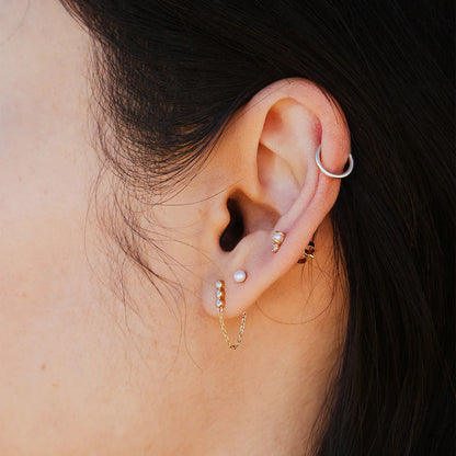 Mini Live In Hoop Earrings