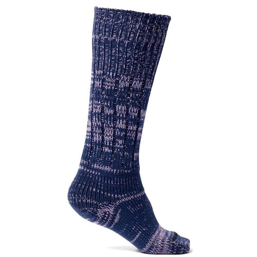 Mongrel Socks Pure Merino Wool Socks - Navy Pink
