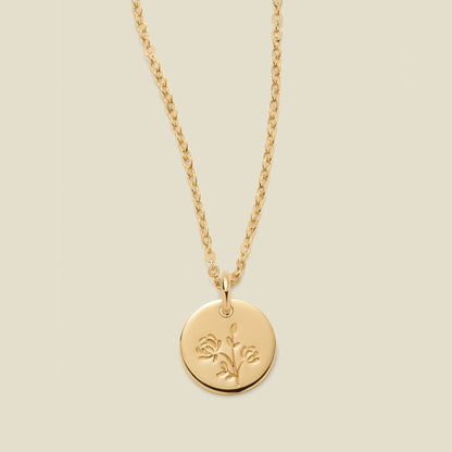 November Birth Flower Necklace