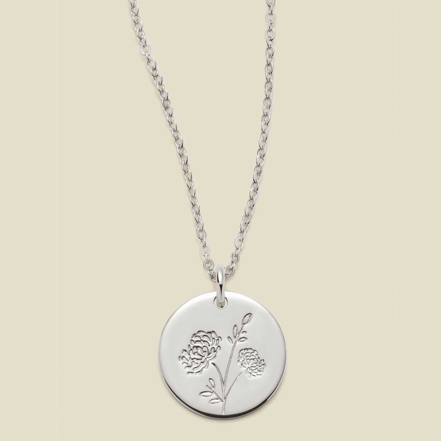 November Birth Flower Necklace