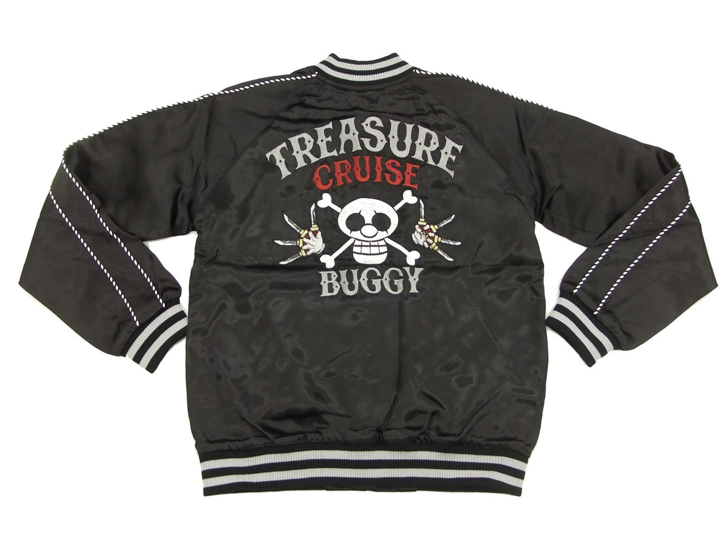Hanatabi Gakudan Men's Japanese Souvenir Jacket Japanese ONE PIECE Sukajan Script OPSJ-004