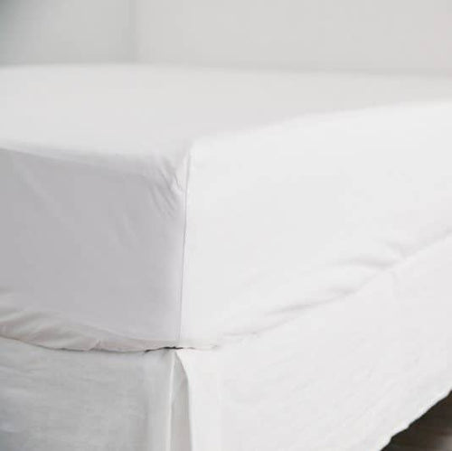 EcoLinen Organic Cotton Sheet Separates - White