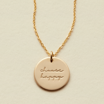 Pause Collection Disc Necklace