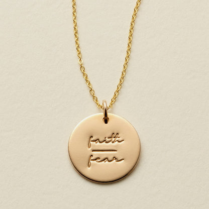 Pause Collection Disc Necklace