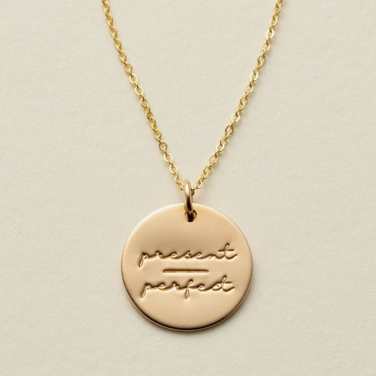 Pause Collection Disc Necklace