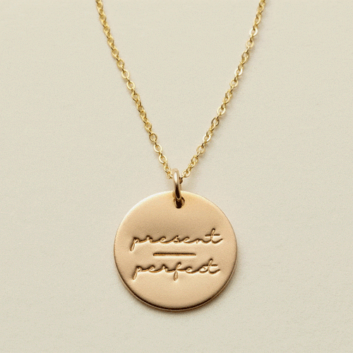 Pause Collection Disc Necklace