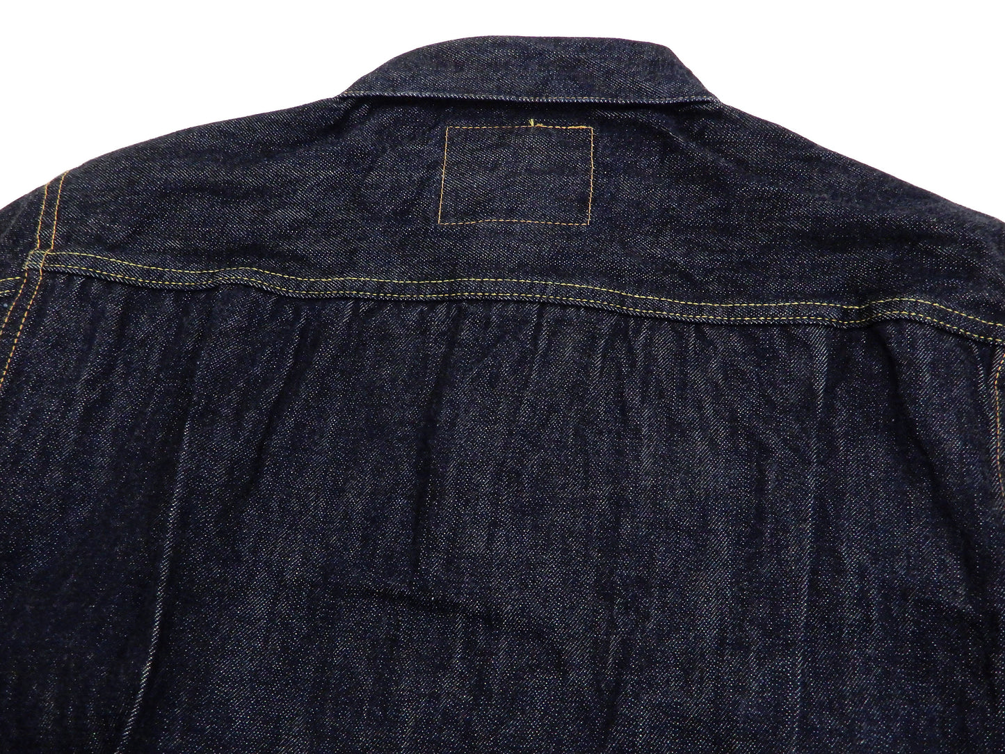 Sugar Cane Denim Trucker Jacket Men's Type 2 1953 Style Jean Jacket SC11953A 421 One Wash Deep blue indigo