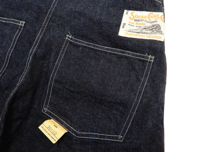 Sugar Cane Overall Men's 11 Oz. Blue Denim Bib Overalls Toyo Enterprises SC42242